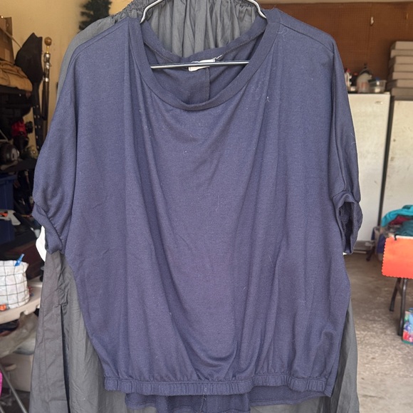 12 Pm By Mon Ami Navy Long Sleeve Top - Picture 1 of 2